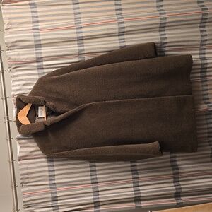 VELVET by Graham & Spencer Teddy Coat SZ XL Olive Grn